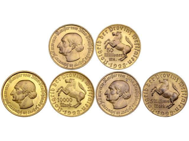 German States - Lote 3 monedas ... 