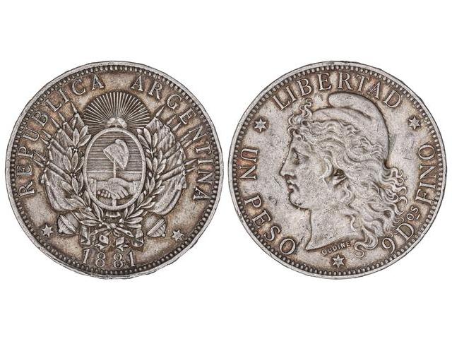 Australia - 1 Peso. 1881. 24,88 ... 