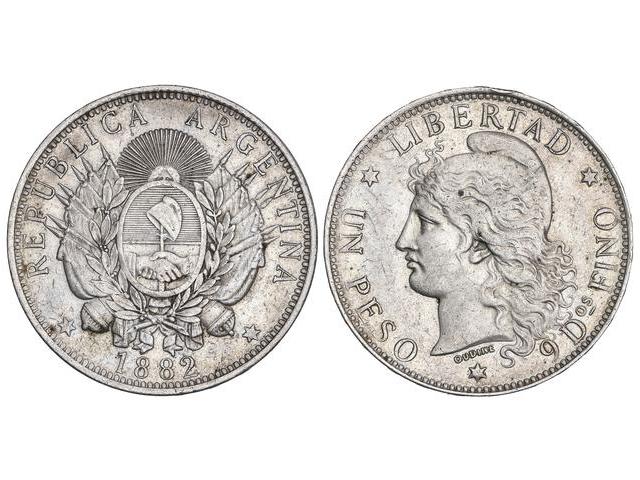 Australia - 1 Peso. 1882. 24,93 ... 