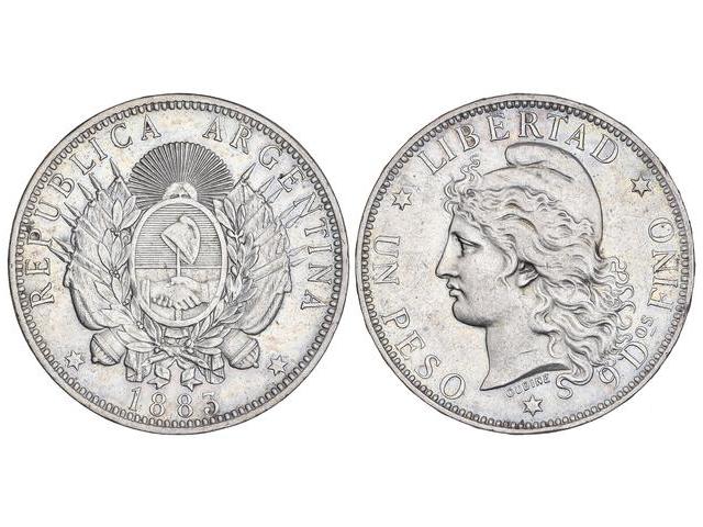 Australia - 1 Peso. 1883. 25 grs. ... 