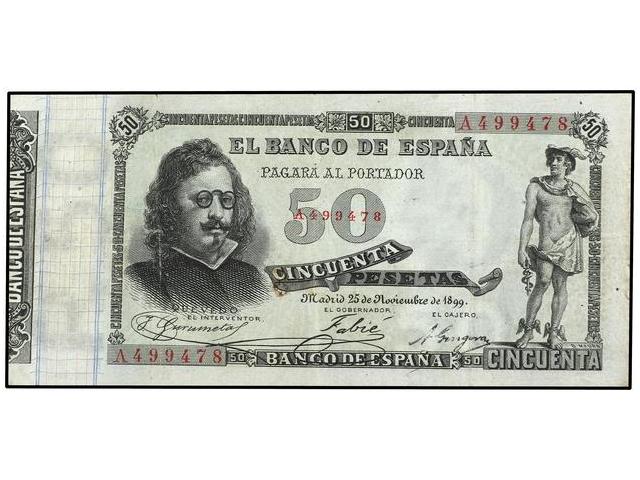 Spanish Banknotes - 50 Pesetas. 25 ... 