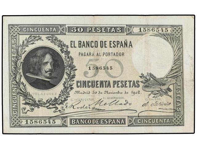 Spanish Banknotes - 50 Pesetas. 30 ... 