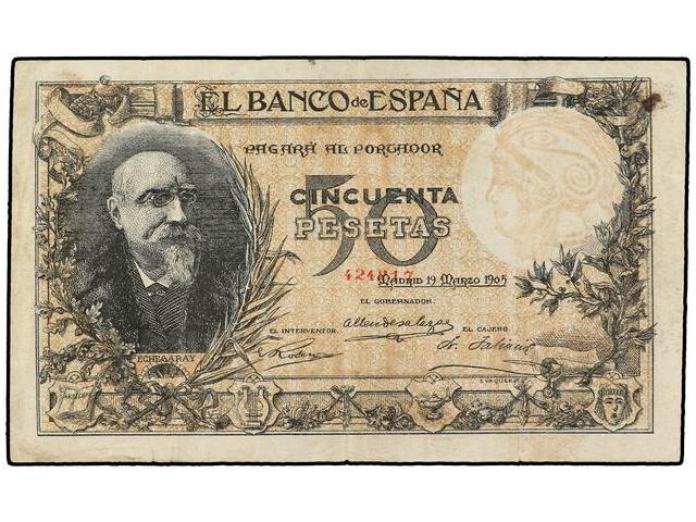 Spanish Banknotes - 50 Pesetas. 19 ... 