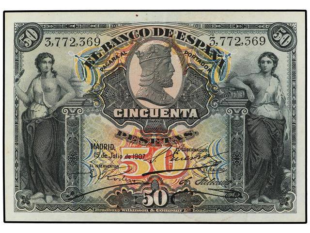 Spanish Banknotes - 50 Pesetas. 15 ... 