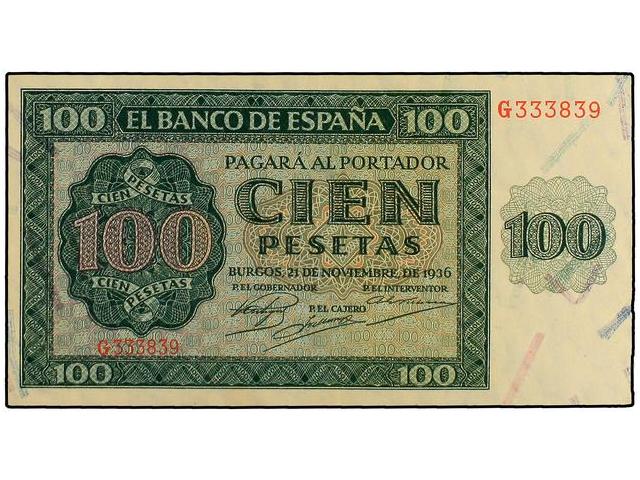 Estado Español - 100 Pesetas. 21 ... 