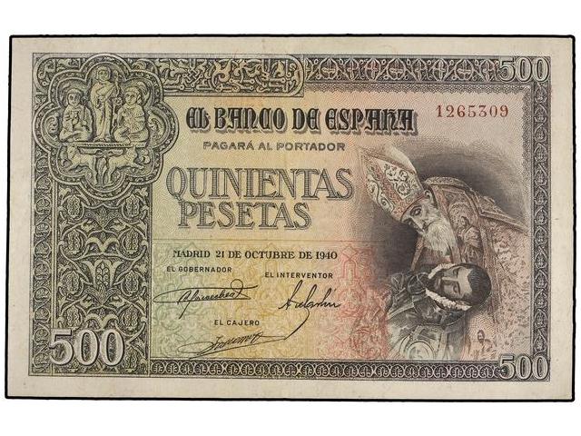 Estado Español - 500 Pesetas. 21 ... 