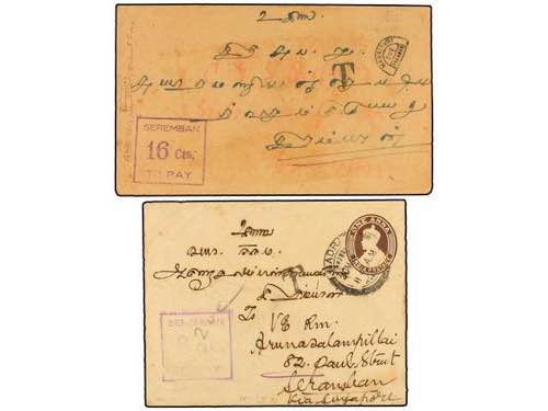 INDIA. 1922-23. TWO covers sent to ... 