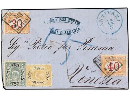 ALBANIA. 1871. FRONT ONLY. ... 