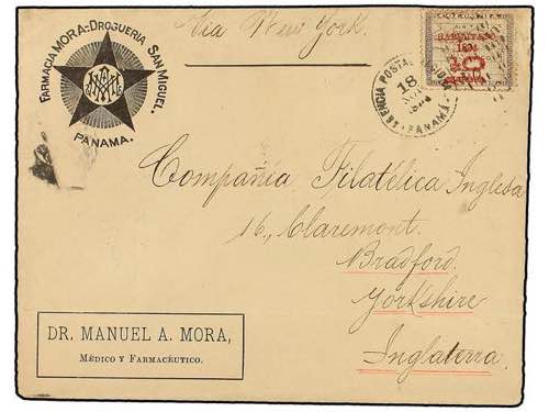 PANAMA. Sc.27. 1894. PANAMÁ a ... 