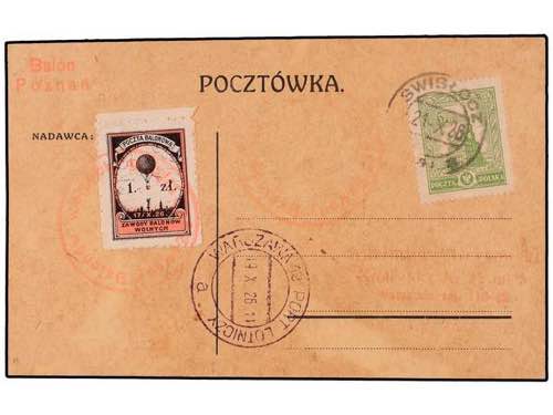 POLONIA. 1926 (19-X). VARSOVIA a ... 