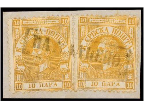 SERBIA. Mi.1 (2). 1866. 10 pa. ... 