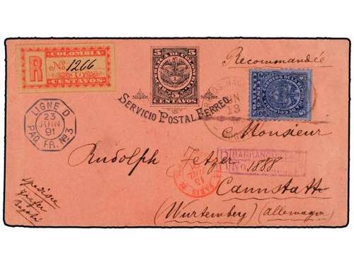 COLOMBIA. Sc.144, F10. 1891. ... 