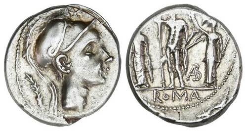 Denario. 112-111 a.C. CORNELIA. ... 