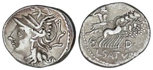 Denario. 104 a.C. APPULEIA. Lucius ... 