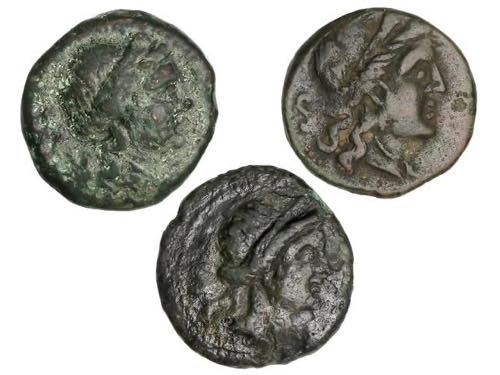 Lote 3 monedas Semis. (S. III ... 