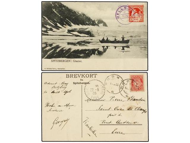 NORUEGA. 1906 (Aug 14). Postcard ... 