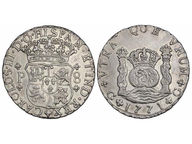  Charles III - 8 Reales. 1771. ... 