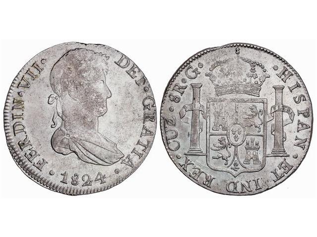  Ferdinand VII - 8 Reales. 1824. ... 