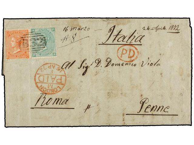 ARGENTINA. 1872. BUENOS AIRES a ... 