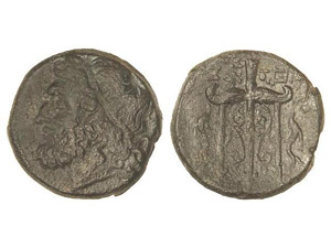 GREEK COINS - AE 18. 275-215 a.C. ... 