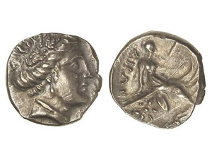 GREEK COINS Tetróbolo. 197-146 ... 