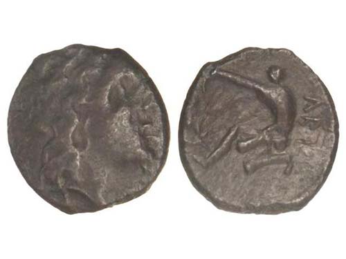 AE 17. 260-270 a.C. ESCITIA, ... 