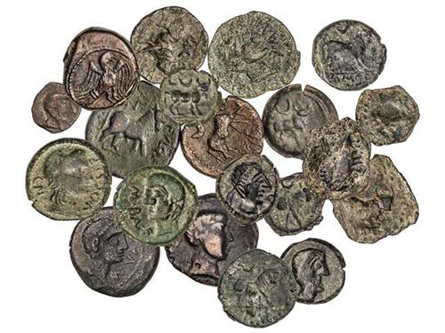 Lote 19 monedas Semis. CASTULO ... 