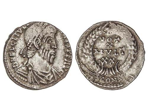 Siliqua. 361 d.C. JULIANO II. ... 