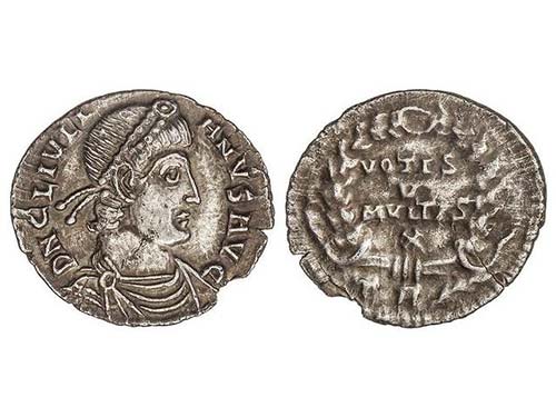 Siliqua. 360-363 d.C. JULIANO II. ... 