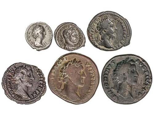 Lote 6 monedas As (2), Sestercio ... 
