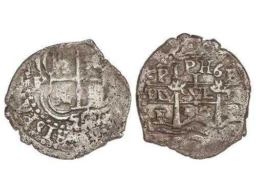 Philip IV - 1 Real. 1652. POTOSÍ. ... 