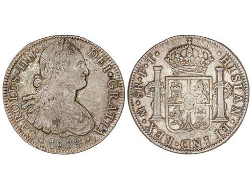 Charles III - 8 Reales. 1803. ... 