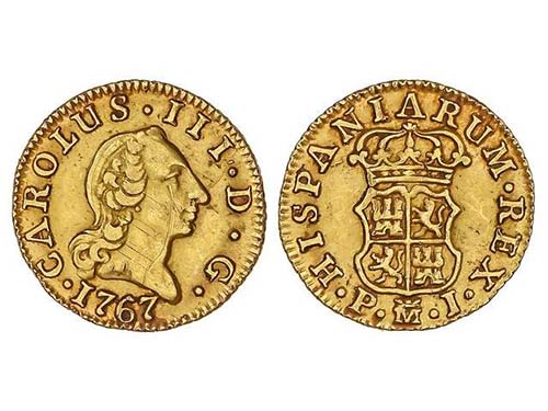 Charles III - 1/2 Escudo. 1767. ... 