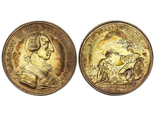 Charles III - Medalla. 1785. ... 