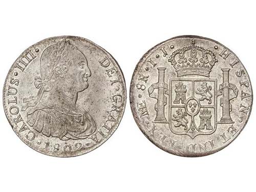 Charles IV - 8 Reales. 1802. LIMA. ... 