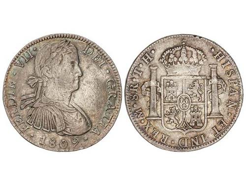 Ferdinand VII - 8 Reales. 1809. ... 