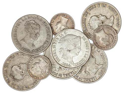 Elisabeth II - Lote 9 monedas 1 ... 
