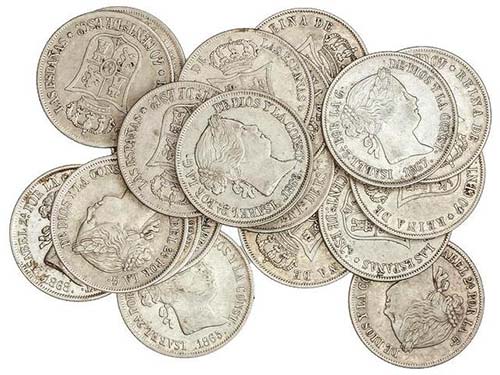 Elisabeth II - Lote 20 monedas 40 ... 