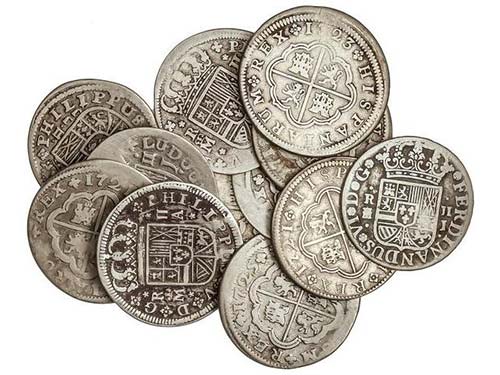 Lote 14 monedas 2 Reales. 1717 a ... 