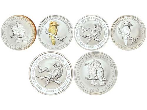 Australia - Lote 6 monedas 1 (4) y ... 