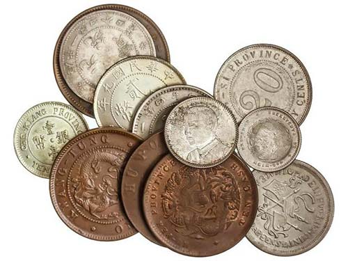 China - Lote 12 monedas 1, 5, 10 ... 