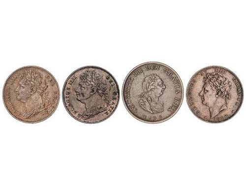 Great Britain - Lote 4 monedas ... 
