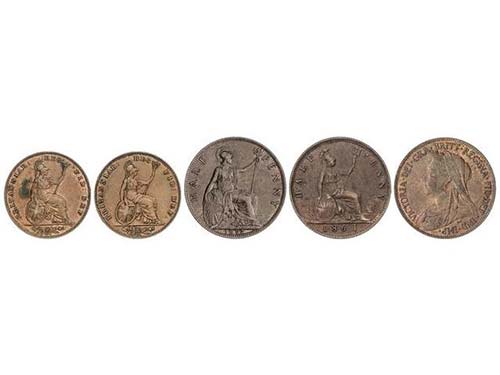 Great Britain - Lote 5 monedas ... 