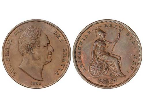Great Britain - 1 Penique. 1831. ... 