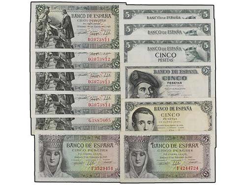 Estado Español - Lote 12 billetes ... 