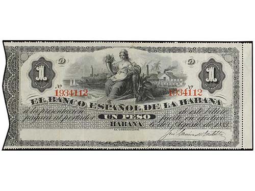 1 Peso. 31 Mayo 1879. EL BANCO ... 