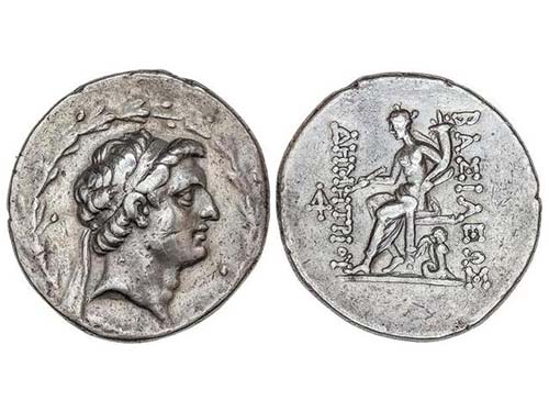 Tetradracma. 162-150 a.C. DEMETRIO ... 