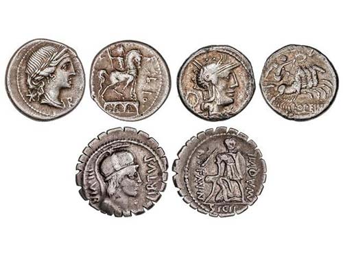 Lote 3 monedas Denario. AEMILIA, ... 