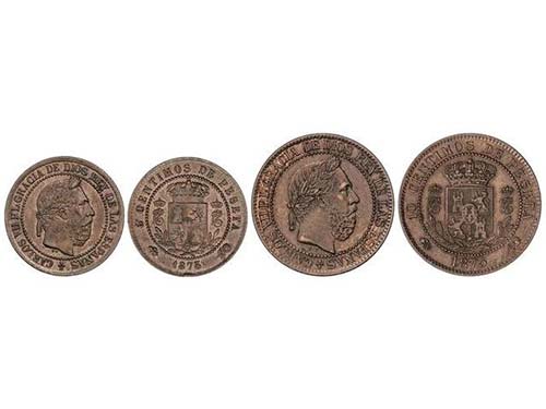 Serie 2 monedas 5 y 10 Céntimos. ... 