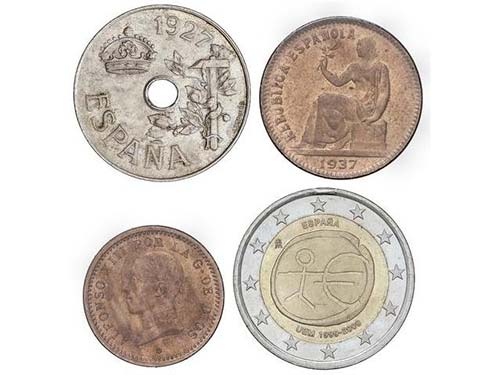 Lote 13 monedas 1 Céntimo a 2 ... 